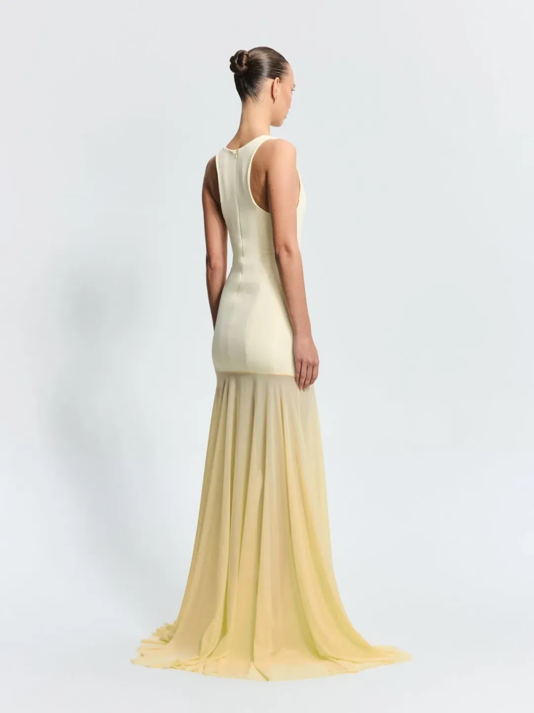 Effie Kats Odessa Maxi Gown in Lemon Size S / AU 8 for rent on The Volte - main image