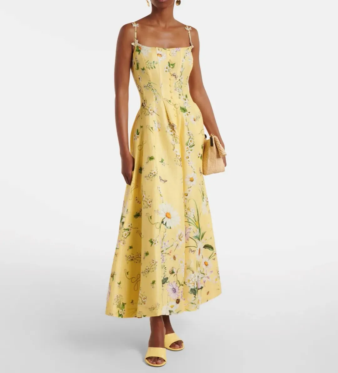 Camilla Crystal-embellished Corset Dress - Daisy chains for rent on The Volte - main image