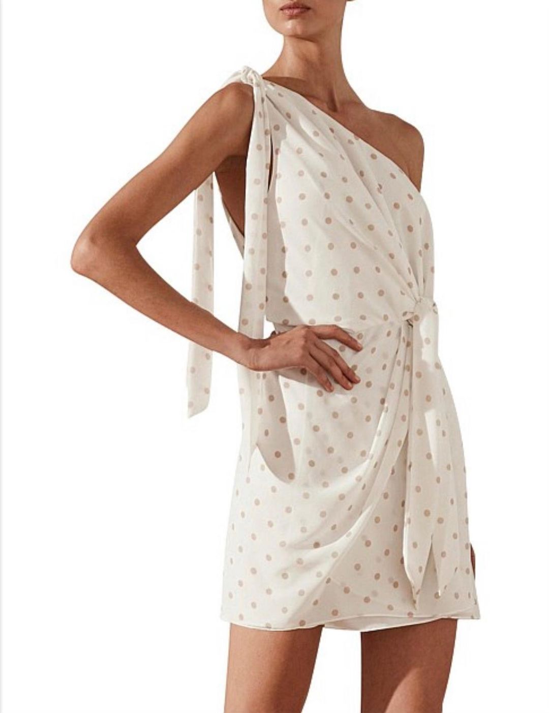 Shona Joy Sophia One Shoulder Mini Size 6 for rent on The Volte - main image
