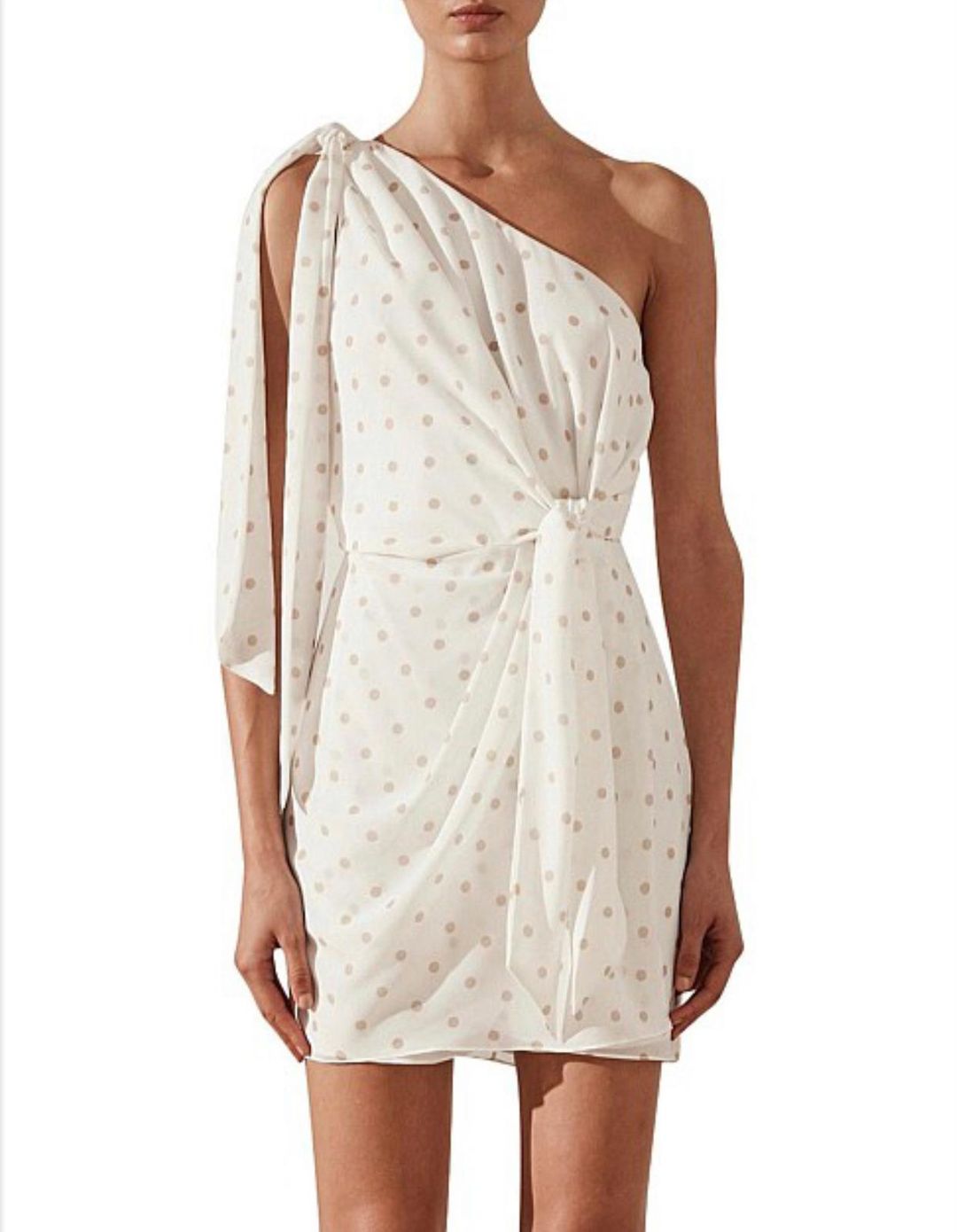 Shona Joy Sophia One Shoulder Mini Size 6 for rent on The Volte - main image