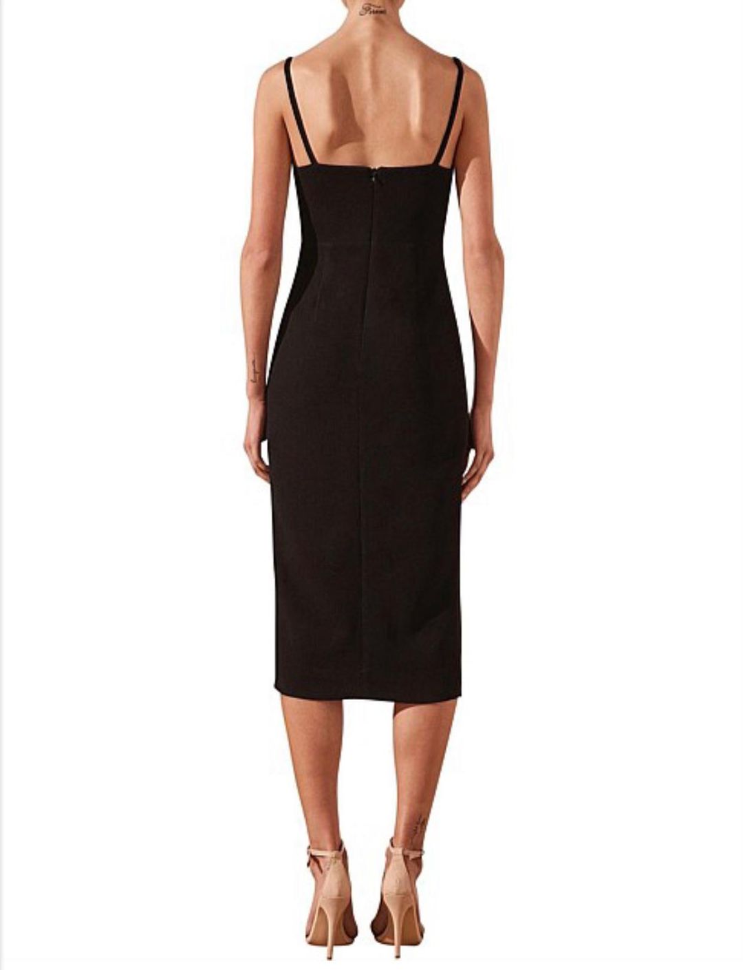 Shona Joy Andrea Fitted Cocktail Dress with Belt Size 6 for rent on The Volte - main image
