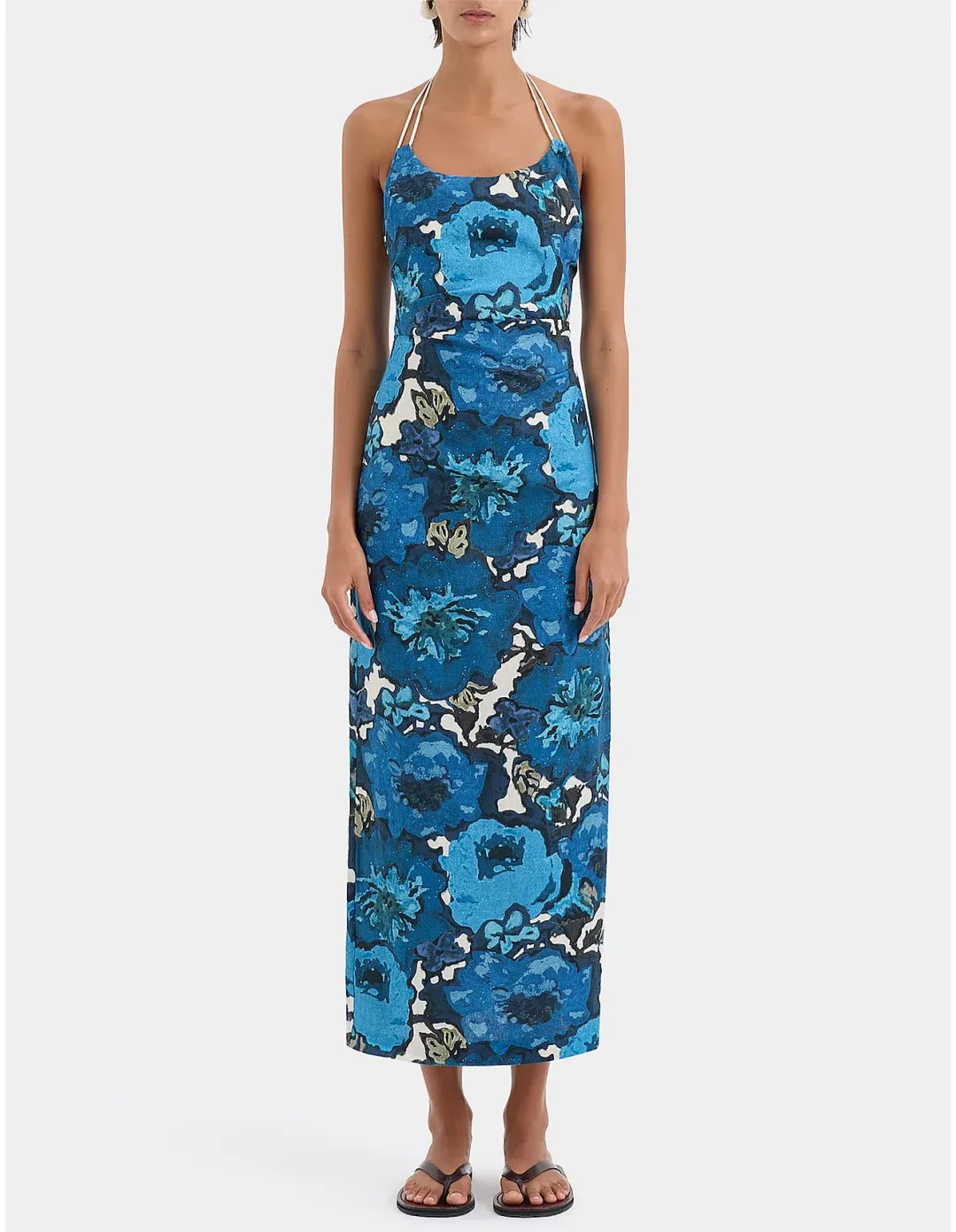Sir The Label Camellia Midi Dress size 4 / 14 for rent on The Volte - main image