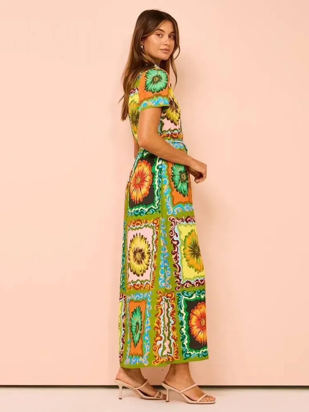 Alemais Disco Daisy Dress size 10 Midi Maxi Dress for rent on The Volte - main image