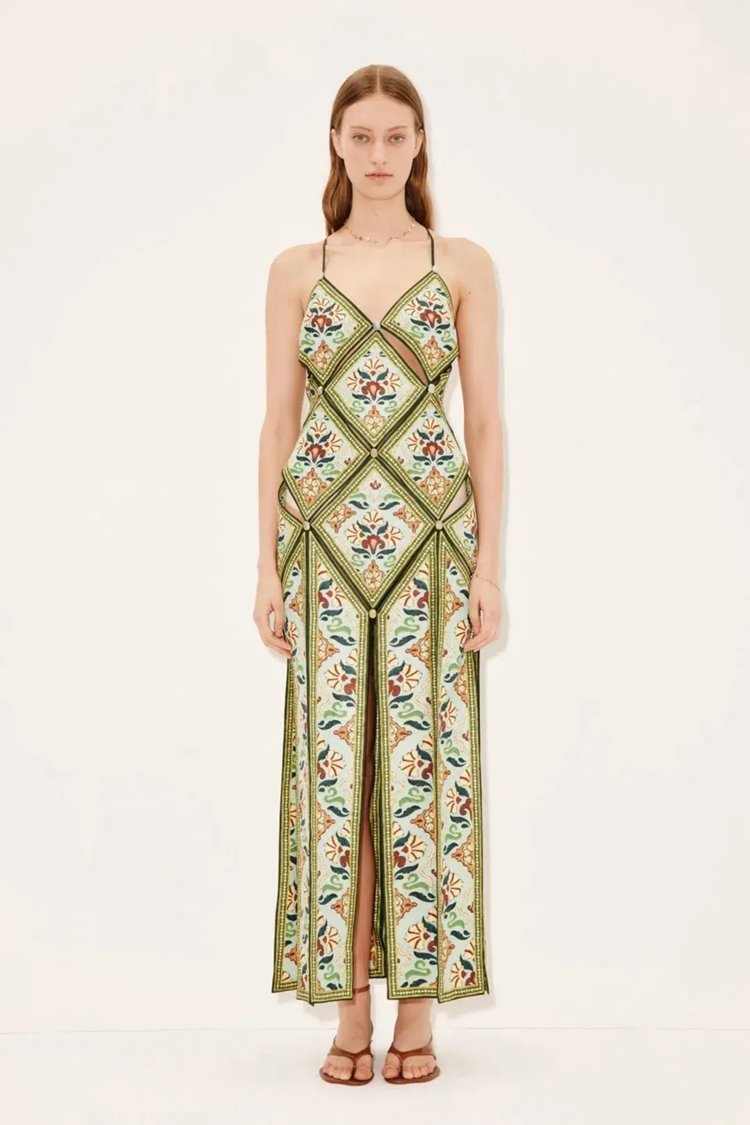 Alemais CECE MIDI SLIP DRESS EXCLUSIVE Size 12 for rent on The Volte - main image