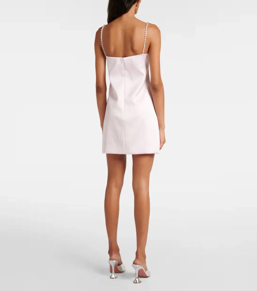Self Portrait Embellished Satin Mini Dress for rent on The Volte - main image