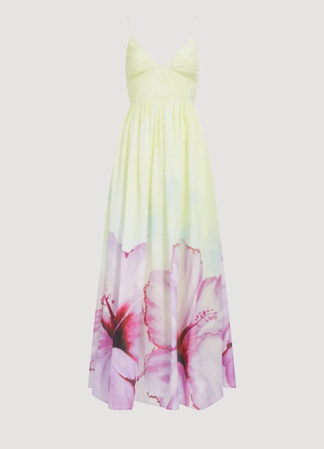 Aje Vacation Maxi Dress Hibiscus print size 8 for rent on The Volte - main image