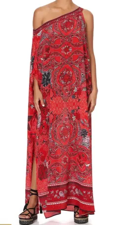 Camilla Pirate Punk One Shoulder Kaftan with Neckband XL for rent on The Volte - image 3