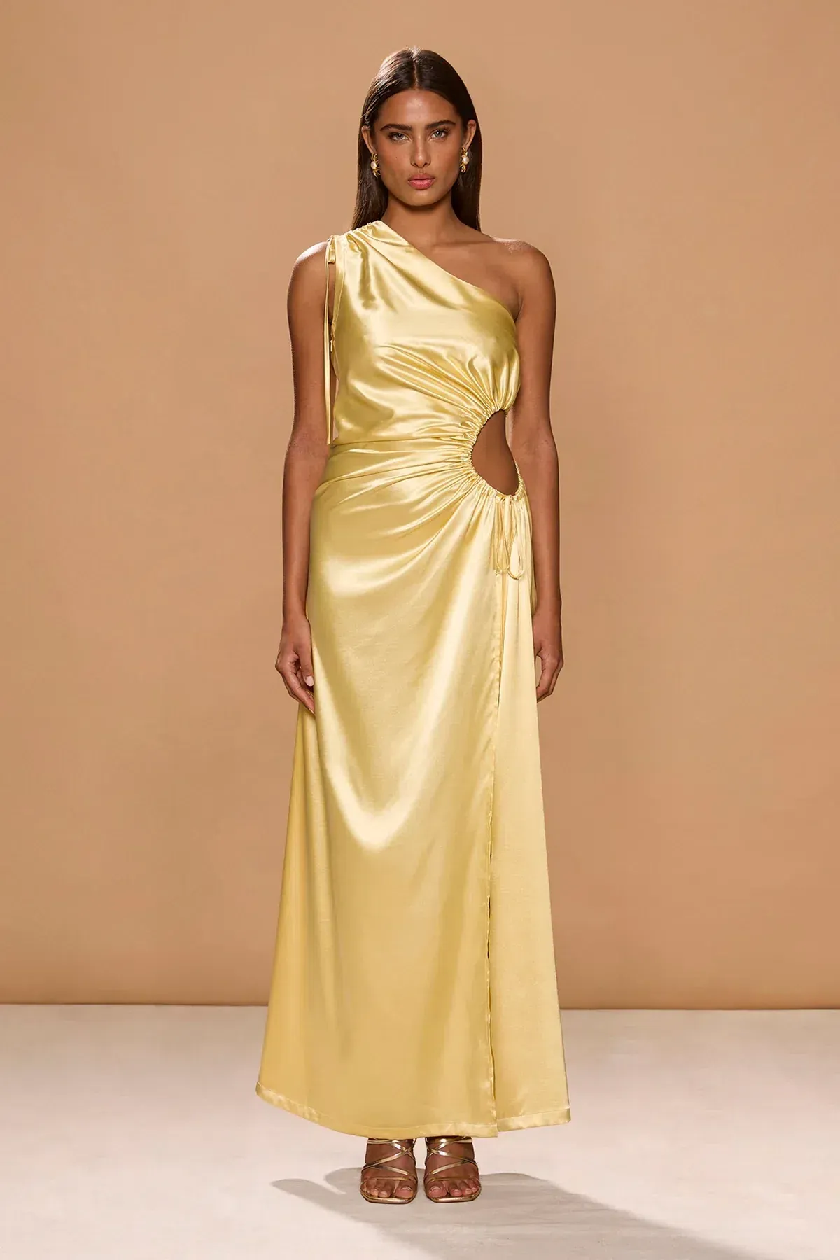 SONYA MODA Nour Dress in Daffodil Size 8 for rent on The Volte - main image