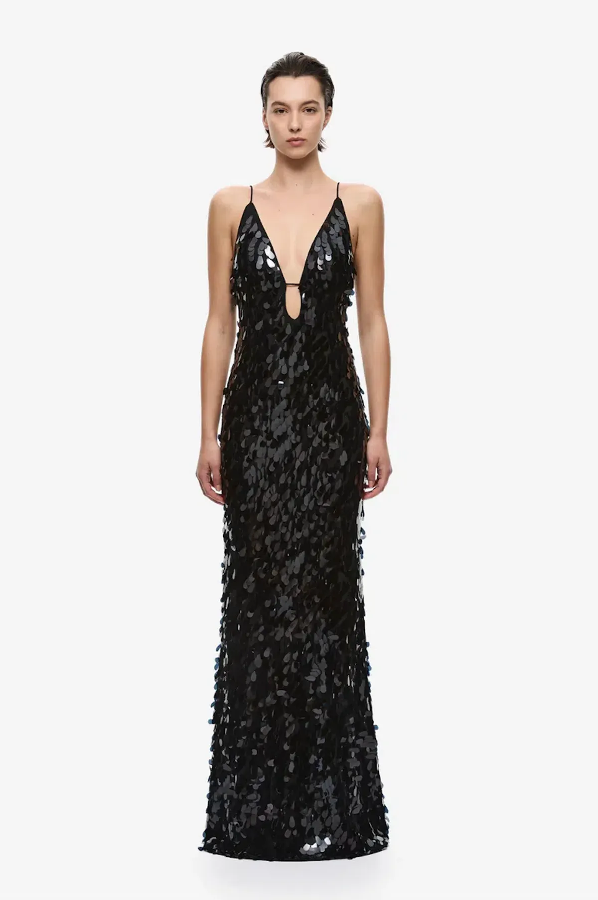 MISHA THE SAPPHIRE SEQUIN DRESS. SIZE S / AU 8-10 for rent on The Volte - main image