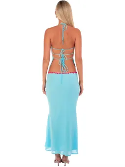 I AM DELILAH JEMIMA MIDI SKIRT & JEMIMA HALTER. SIZE XS / AU 6-8 for rent on The Volte - image 2
