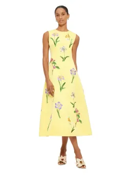 Leo Lin Cleo Sleeveless Midi Dress for rent on The Volte - image 2