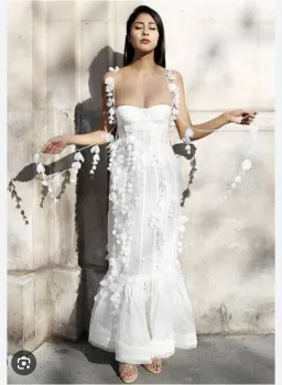 Zimmermann Botanica Petal Mermaid Gown Size 0 for rent on The Volte - image 2