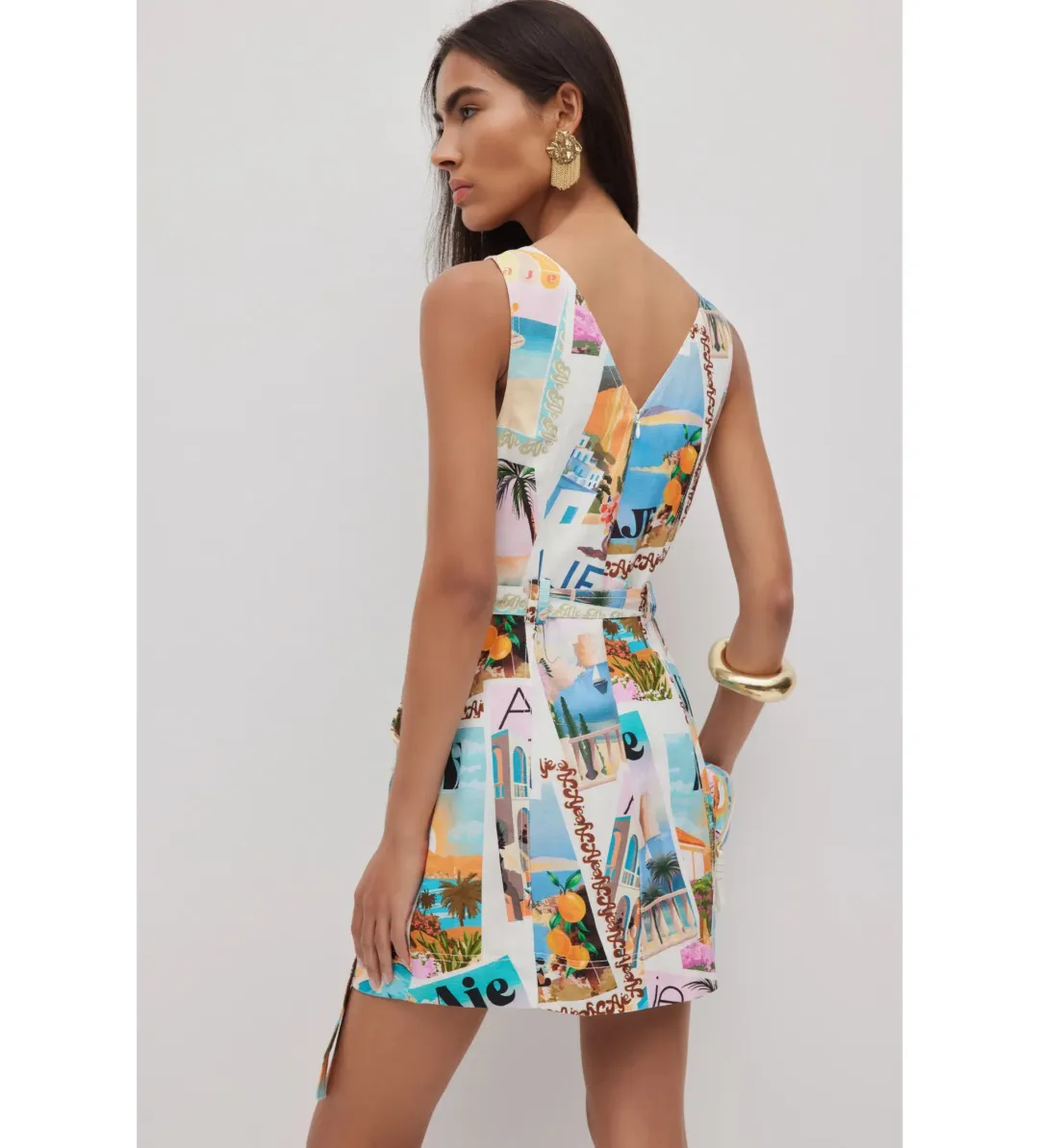 Aje Ambie Mini Dress Postcard Size AU 10 for rent on The Volte - main image