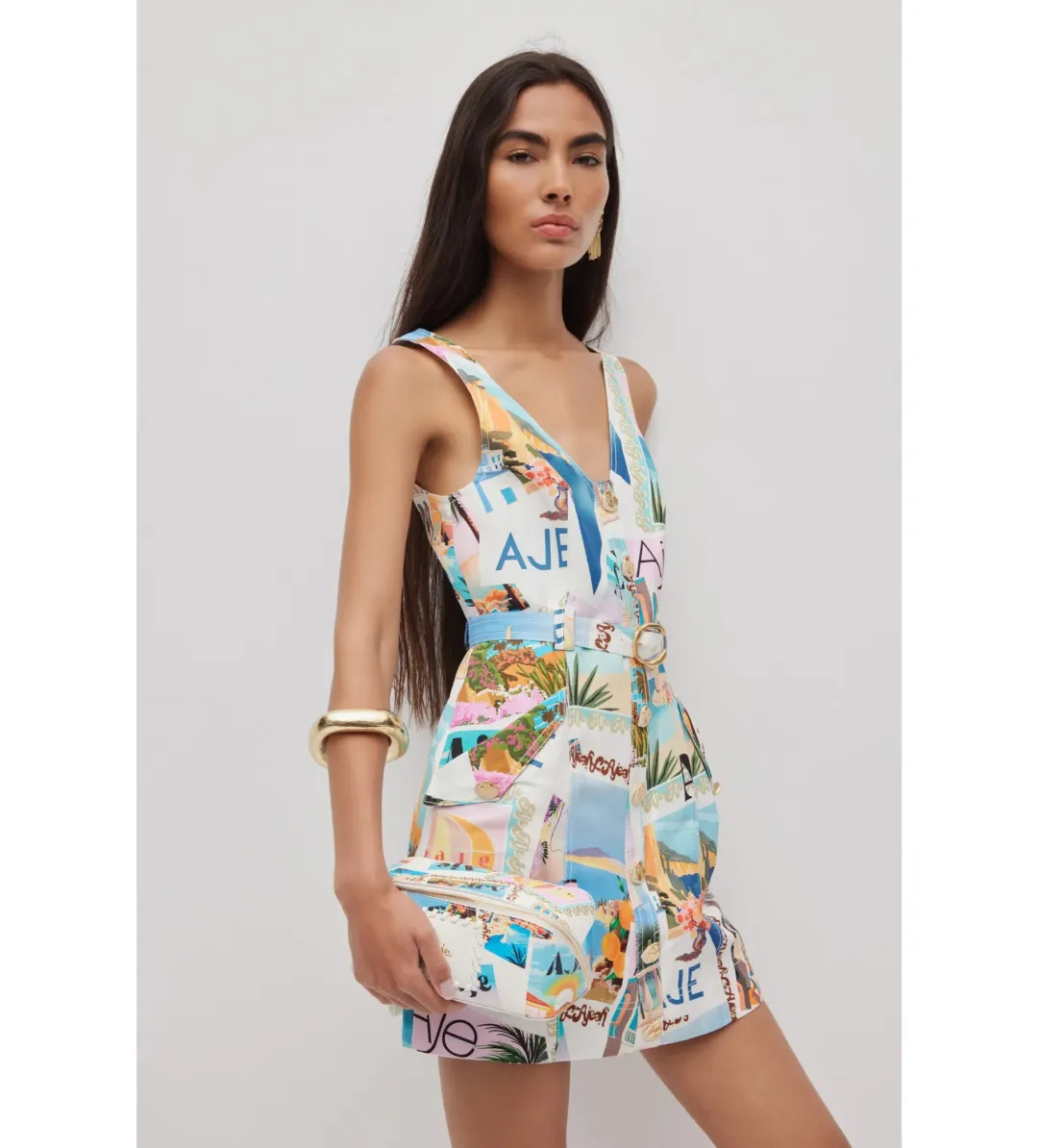 Aje Ambie Mini Dress Postcard Size AU 10 for rent on The Volte - main image