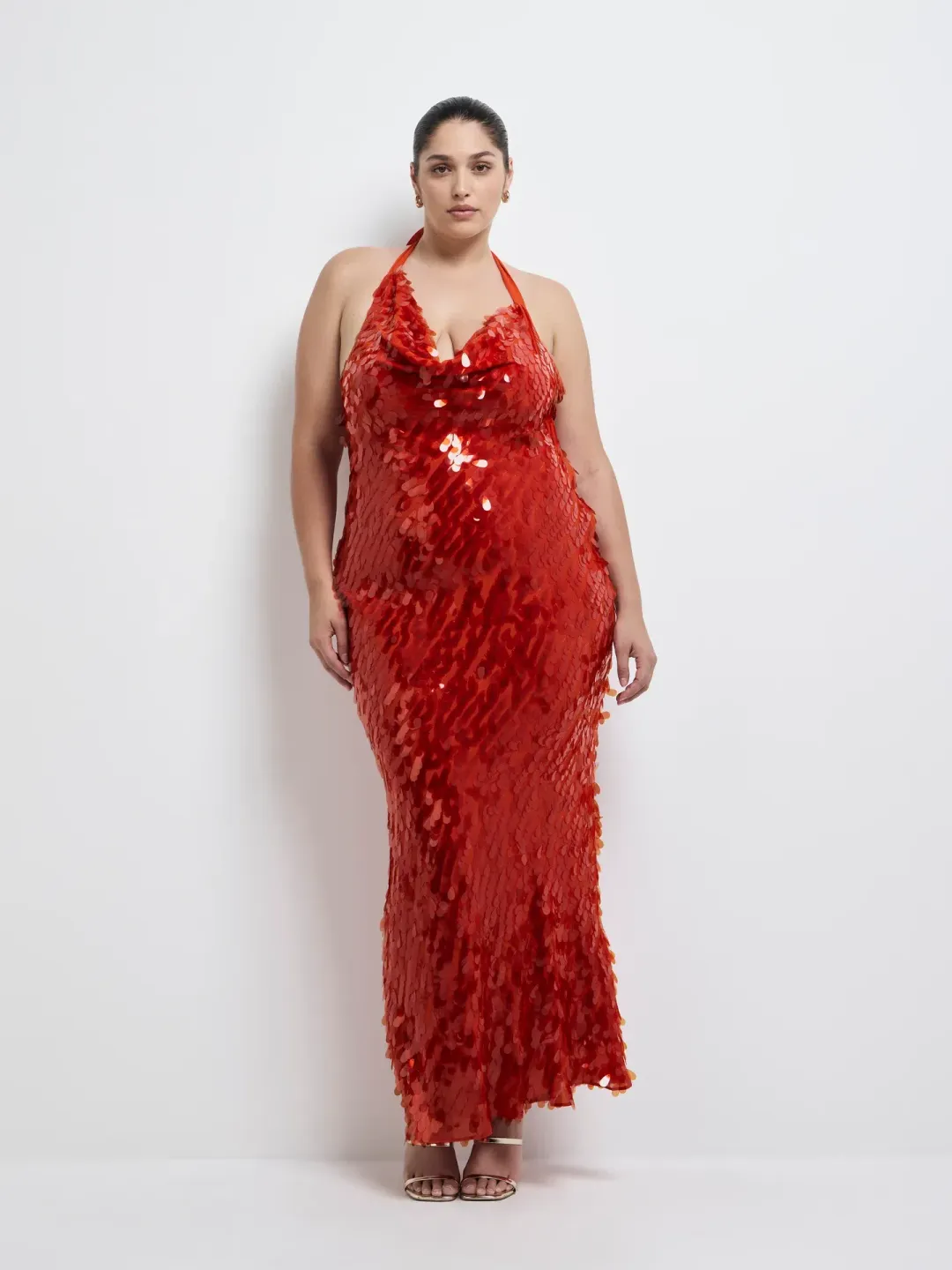 Sheike Jessica Maxi Dress size 18 Red for rent on The Volte - main image