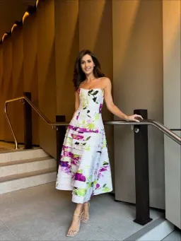 Aje Victoria Gown Dress | Size AU 14  for rent on The Volte - image 6