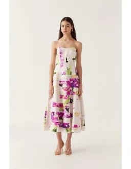 Aje Victoria Gown Dress | Size AU 14  for rent on The Volte - image 1