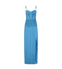Manning Cartell Double Time Pleat Dress Cerulean Blue Size AU 8 for rent on The Volte - image 4