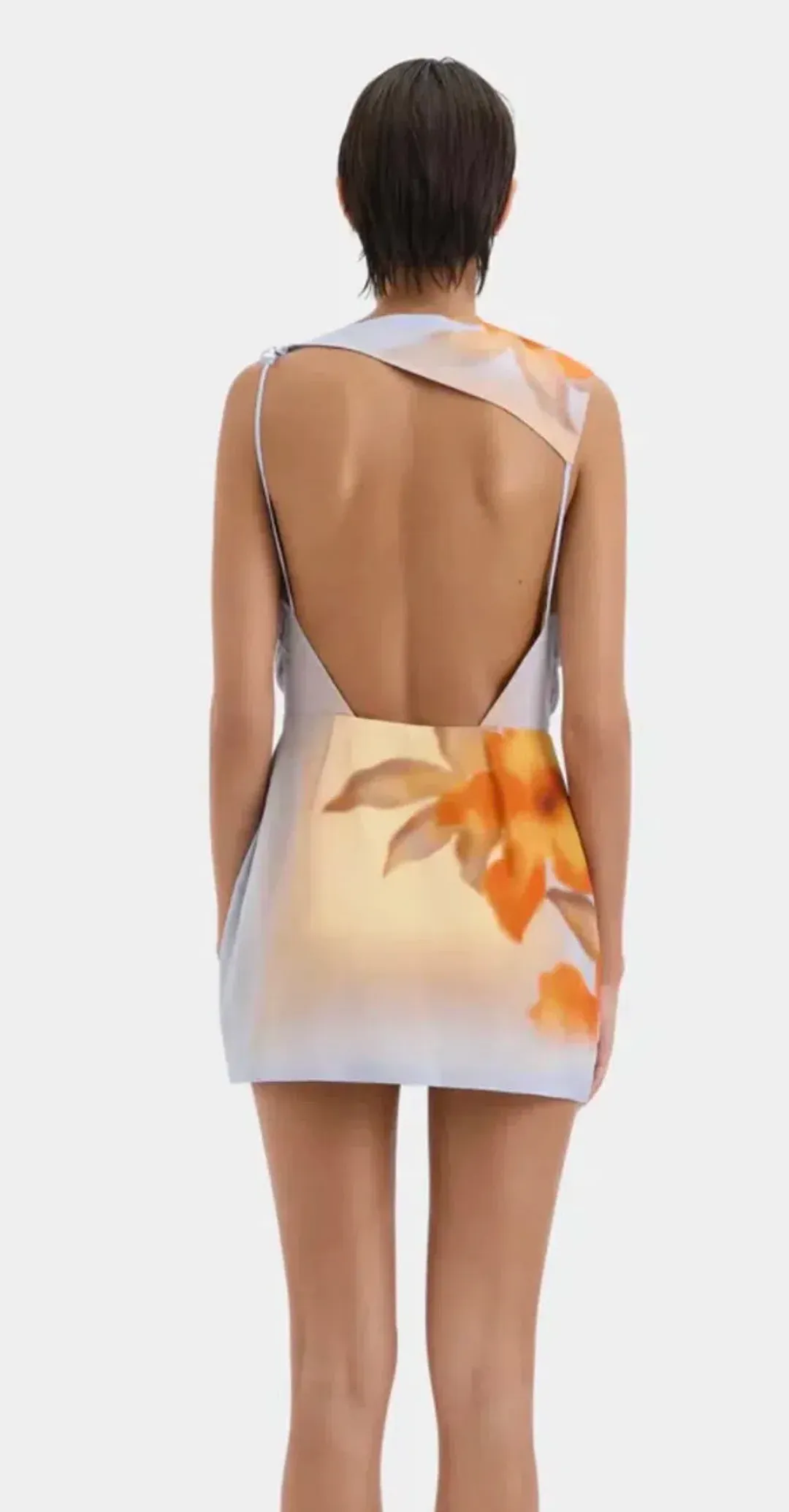 Sir the Label Serene Mini Dress Sequoia Floral Size 0P / AU 6 Petite for rent on The Volte - main image