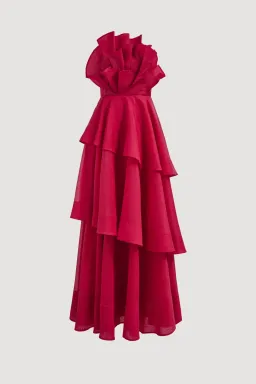 AJE SELESTIA GOWN IN SCARLET RED SIZE 12 for rent on The Volte - image 6