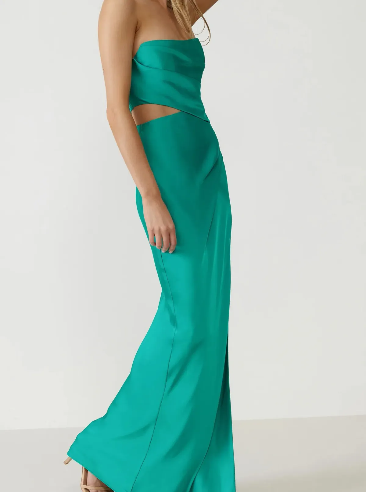 Lexi - Milan Dress - Jade size 10 for rent on The Volte - main image