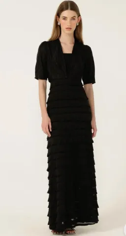 MADDISON MAXI DRESS IN BLACK for rent on The Volte - image 3