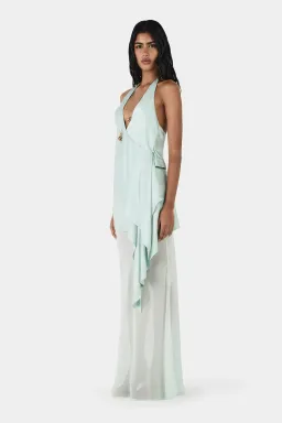 Hansen And Gretel Aisling Halter Top Seafoam Mint Size 10 for rent on The Volte - image 3