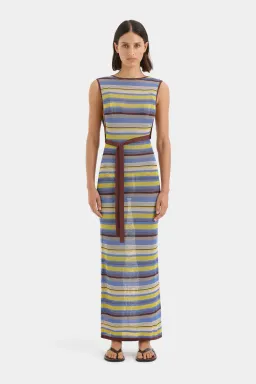 Sir The Label Coastline Tie Dress size 2 / 10 Cali Stripe for rent on The Volte - image 3
