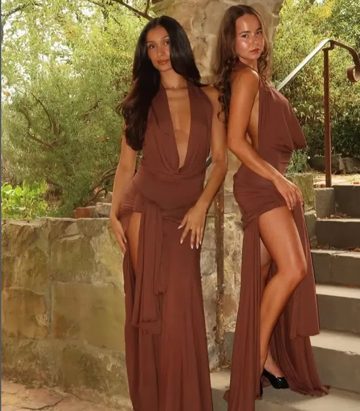 Cherie Attire Evelyn Halter Maxi  for rent on The Volte - main image