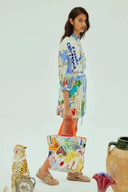 ALEMAIS NADIA MINI SHIRTDRESS PRINT SIZE AU 10 for rent on The Volte - image 4