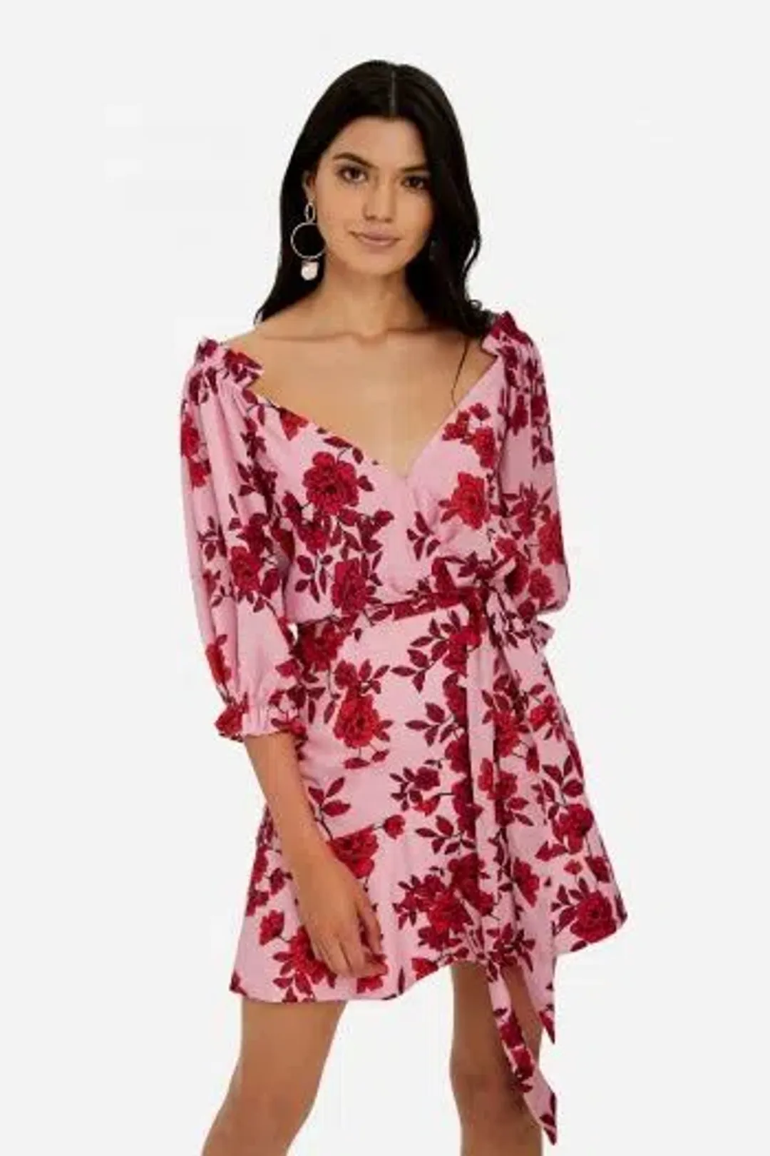Sheike Valentine Mini Dress Floral Size 16  for rent on The Volte - main image