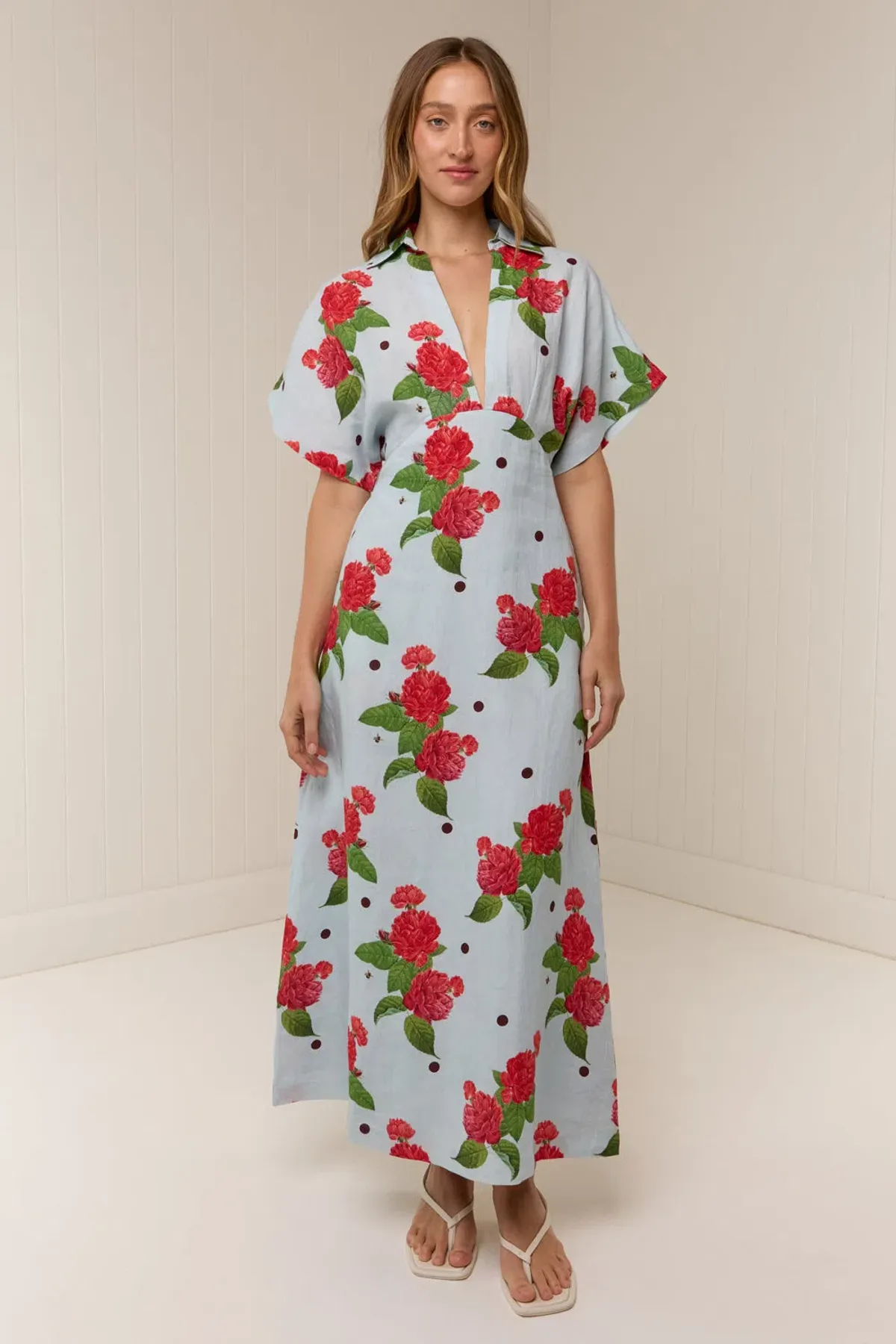 Palm Noosa Jasmine Dress in Sky Garden size 8 for rent on The Volte - main image