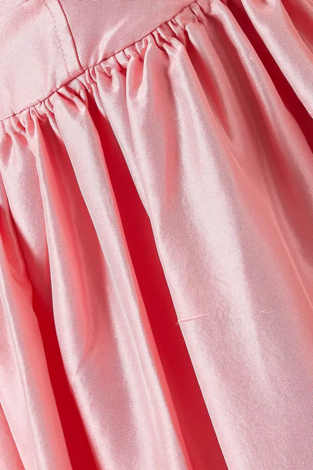 OROTON Strappy Open Back Poplin Maxi Sundress in Pink Strawberry Size 6 for rent on The Volte - main image