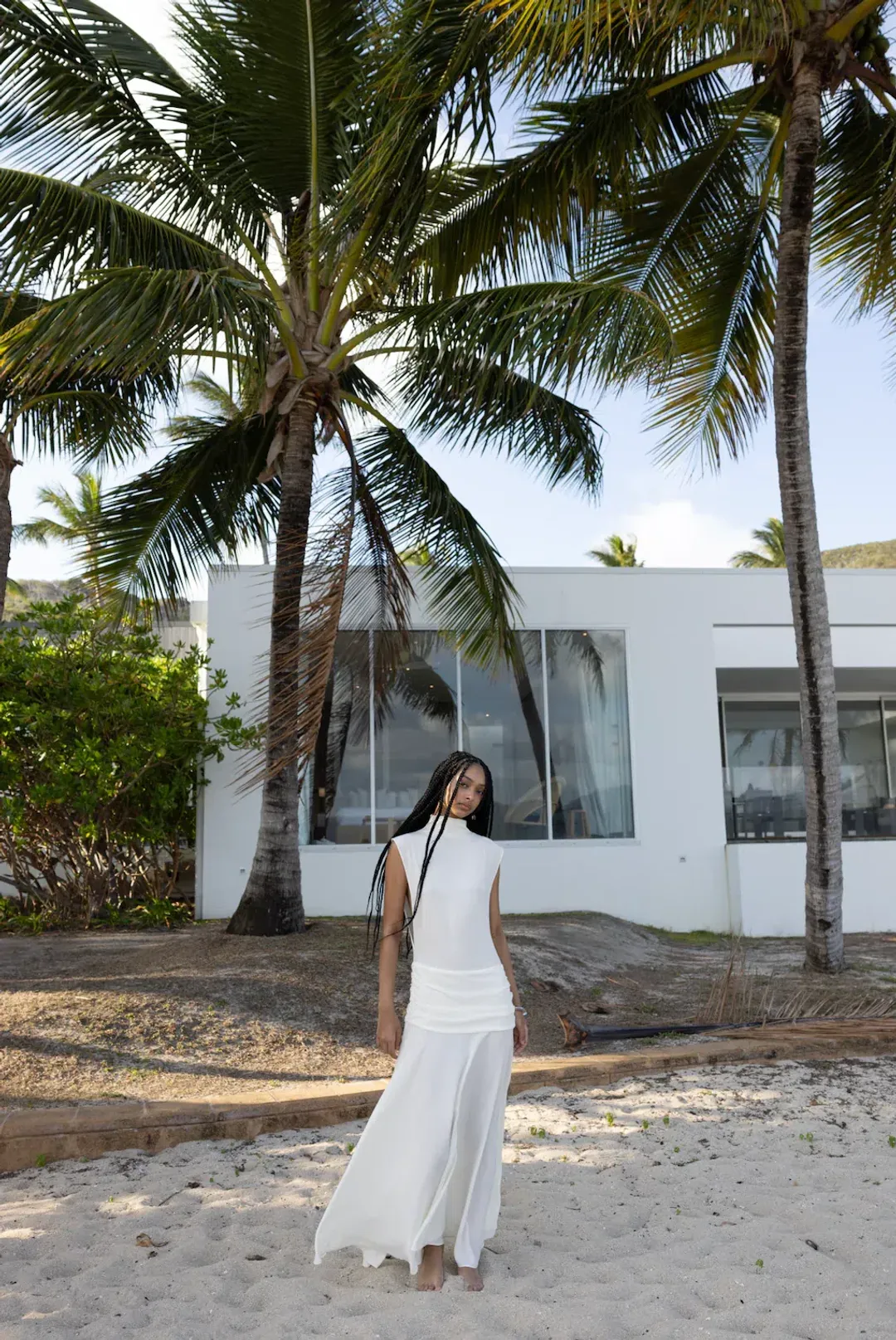 World of Rezort Larissa Gown Ivory size XS for rent on The Volte - main image