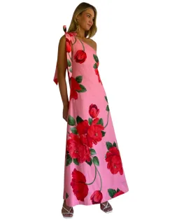 By Nicola Sorrento Maxi Dress in Raspberry Bloom Size 10 for rent on The Volte - image 1