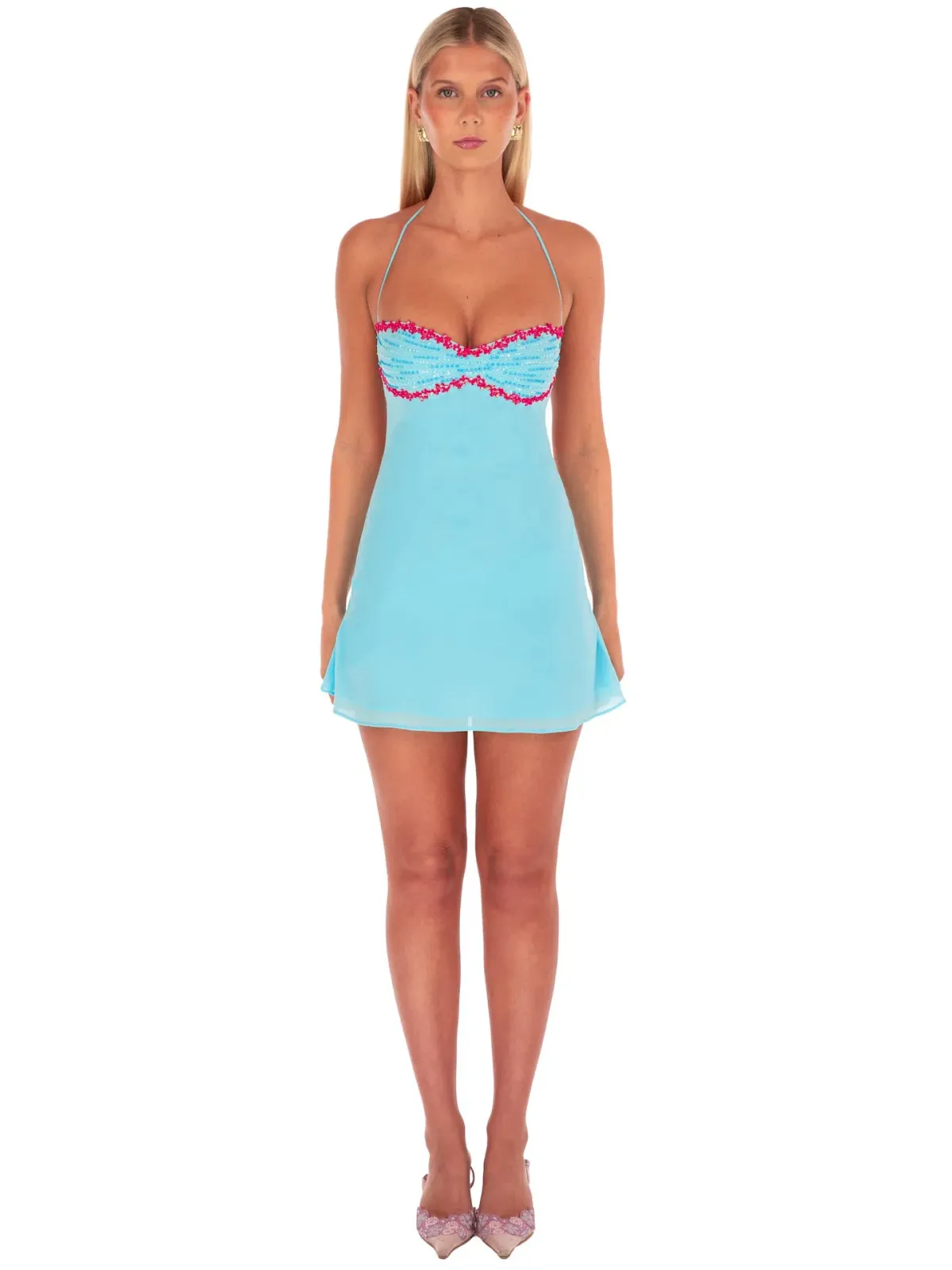 I AM DELILAH | DELILAH MINI DRESS | SAPPHIRE | SIZE S (AU 8) for rent on The Volte - main image
