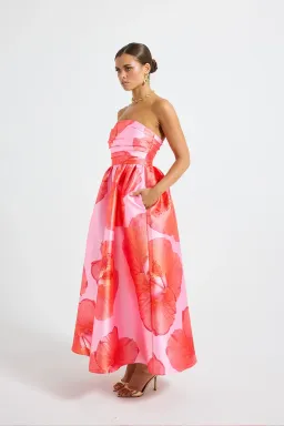 Pasduchas Kalani Strapless Midi Size 8 for rent on The Volte - image 2