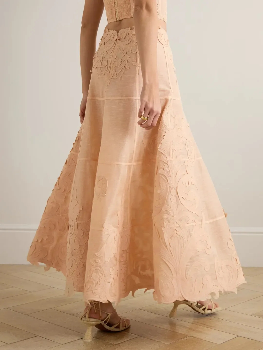 ZIMMERMANN Rebellion Filigree Bodice & Midi Skirt (Size 1) for rent on The Volte - main image