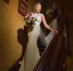 Rosalynn Win Haute Couture Wedding Dress size 10/M for rent on The Volte - image 2