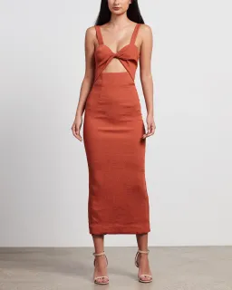 SHONA JOY Simone fitted cutout midi size 6/8 for rent on The Volte - image 3