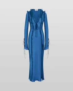 Farretti Dress Blue for rent on The Volte - image 3