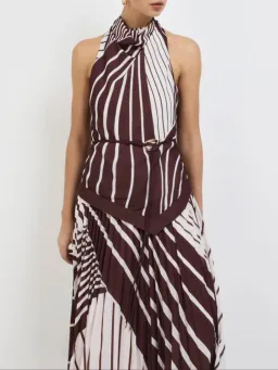 SHEIKE Montmartre Stripe Maxi Dress Size 14 for rent on The Volte - image 4