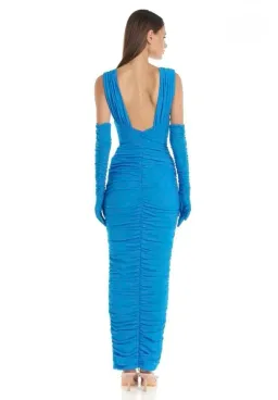 Eliya The Label Anna Dress Blue XL/14 for rent on The Volte - image 3