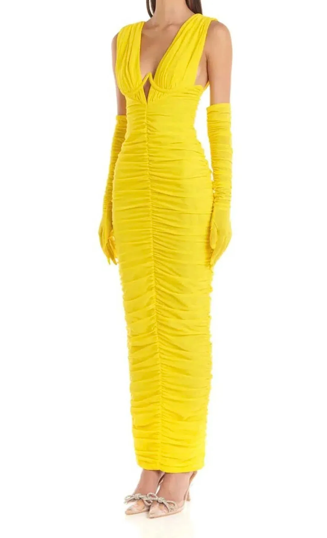 Eliya The Label Anna Dress Yellow M/10 for rent on The Volte - main image
