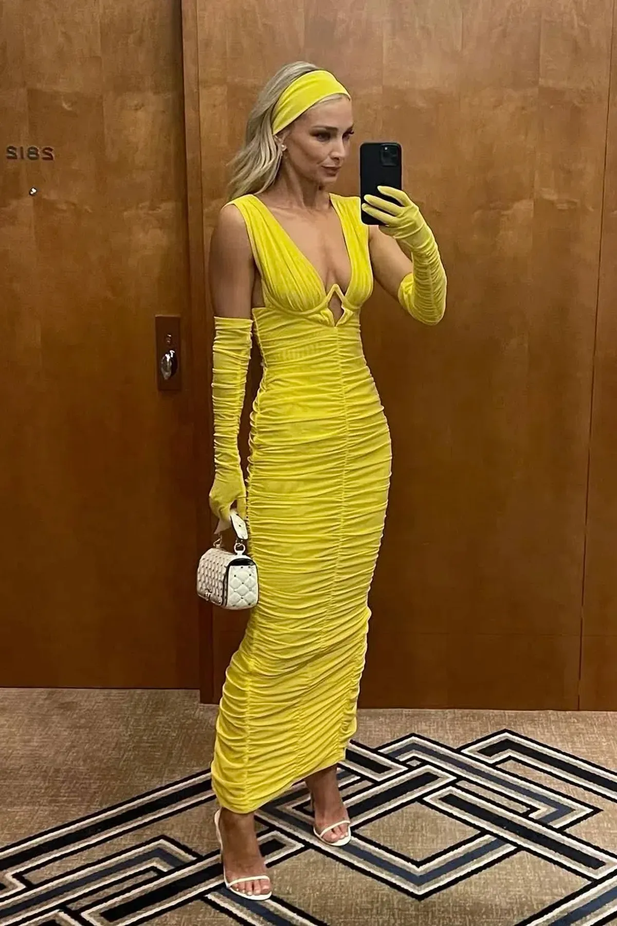 Eliya The Label Anna Dress Yellow M/10 for rent on The Volte - main image