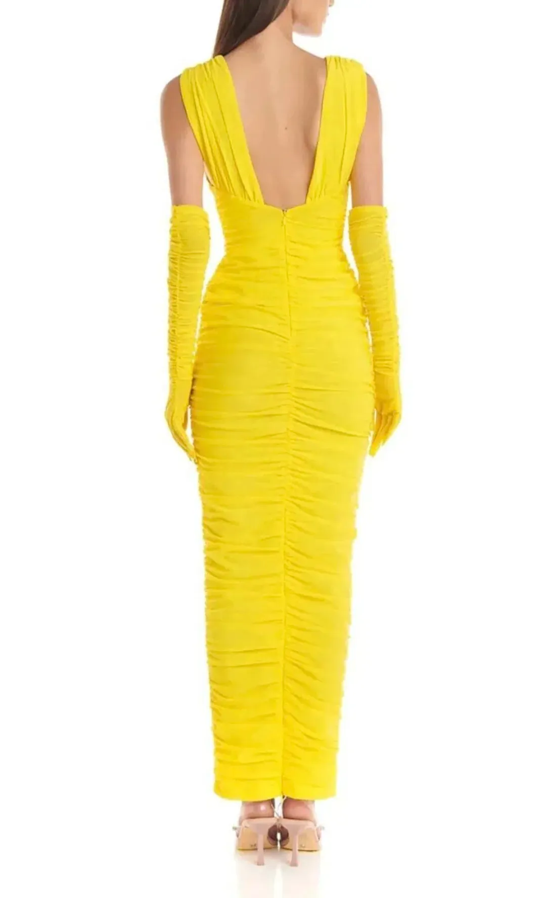 Eliya The Label Anna Dress Yellow XL/14 for rent on The Volte - main image
