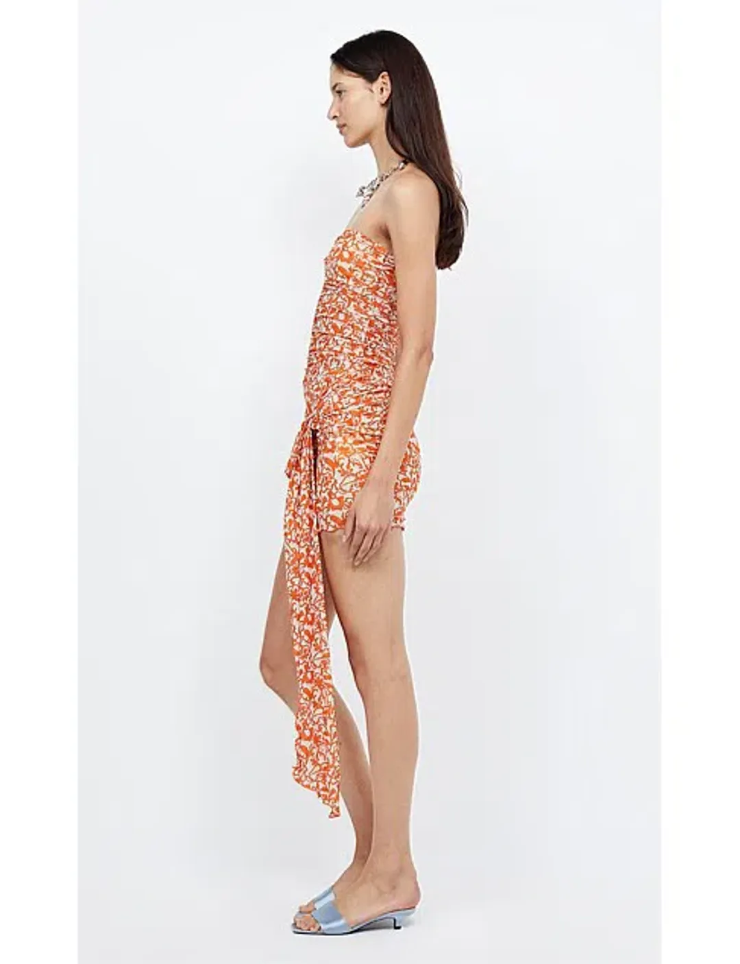 Bec & Bridge Firefly Mini Strapless Dress in Fiesta Floral for rent on The Volte - main image