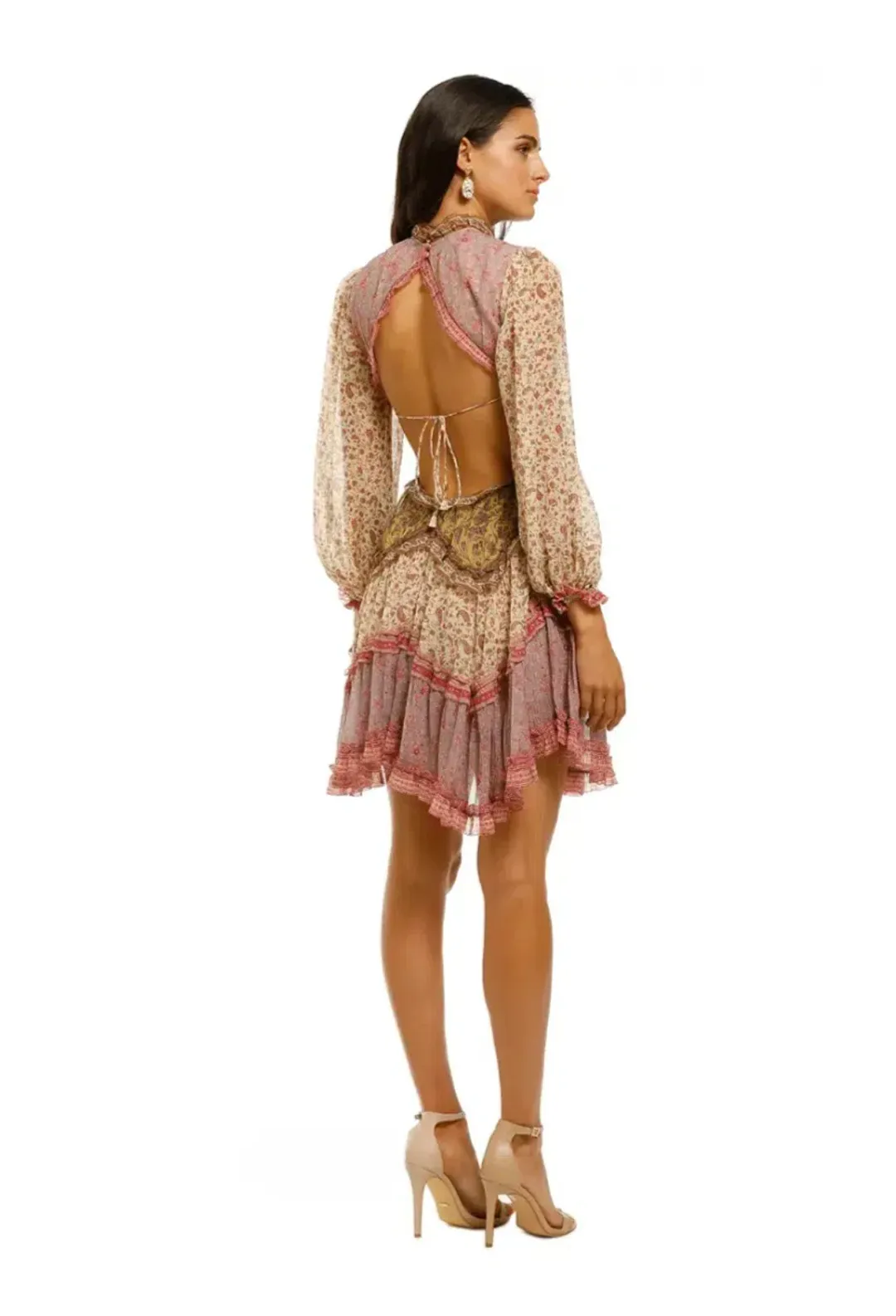 ZIMMERMANN Juniper Cut Out Floating Dress Spliced 3/AU14 for rent on The Volte - main image