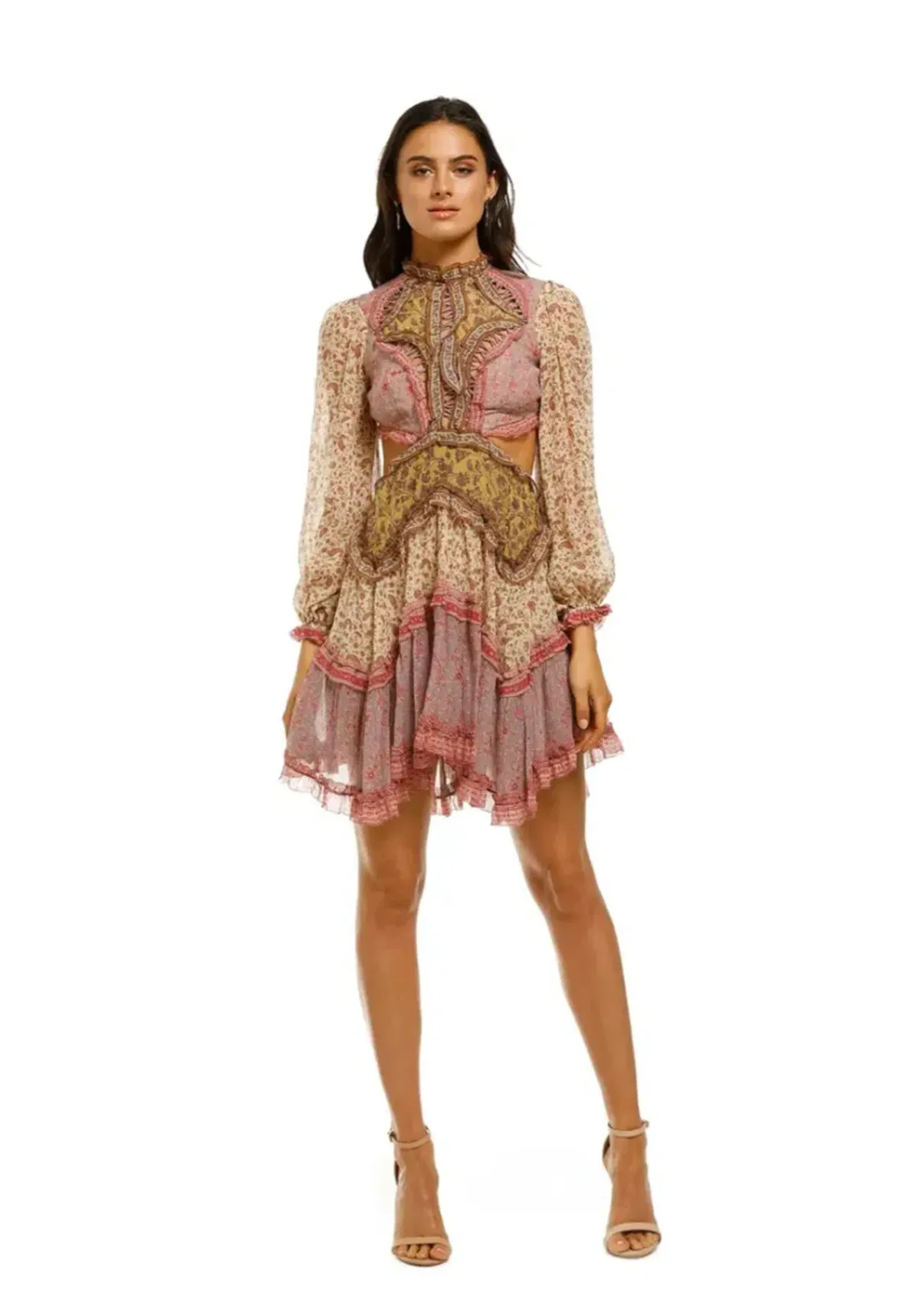 ZIMMERMANN Juniper Cut Out Floating Dress Spliced 3/AU14 for rent on The Volte - main image