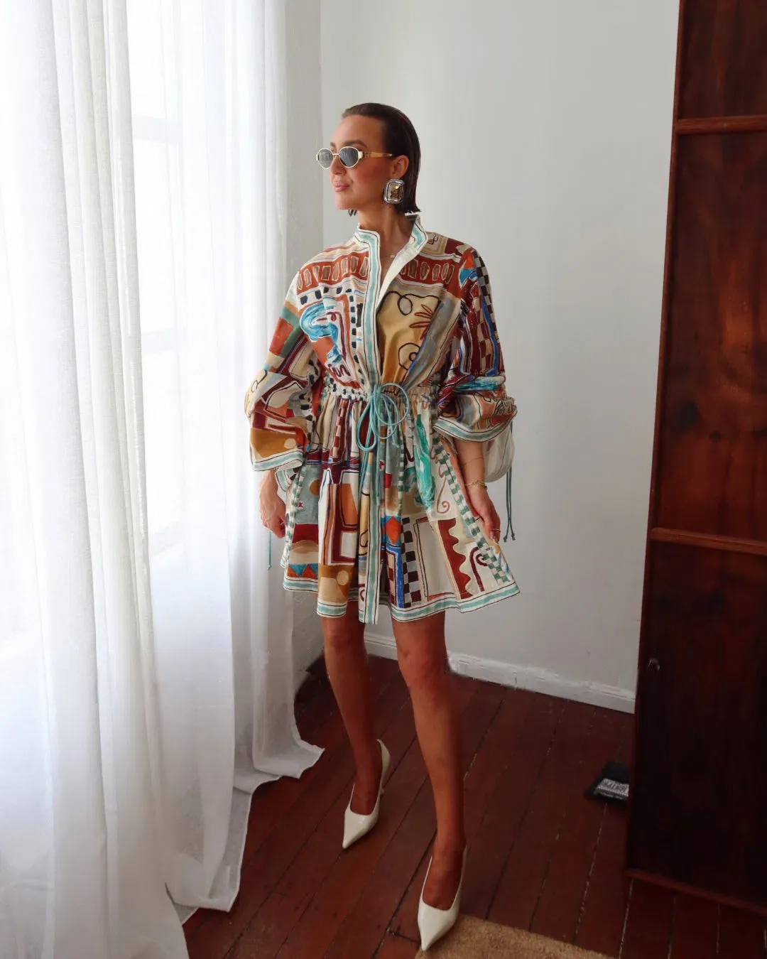 Alemais Michelle Mini Dress Size 8 for rent on The Volte - main image